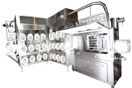 临床试验隔离器和包含CakeStand托盘干燥机