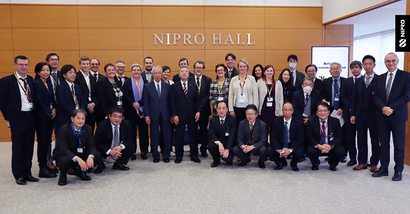 Nipro参加了比利时驻日本经济代表团